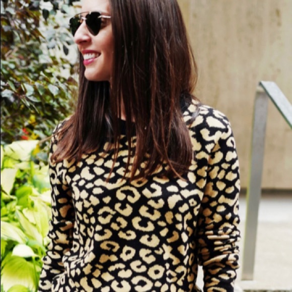 cheetah print sweater - Picture 2 of 3